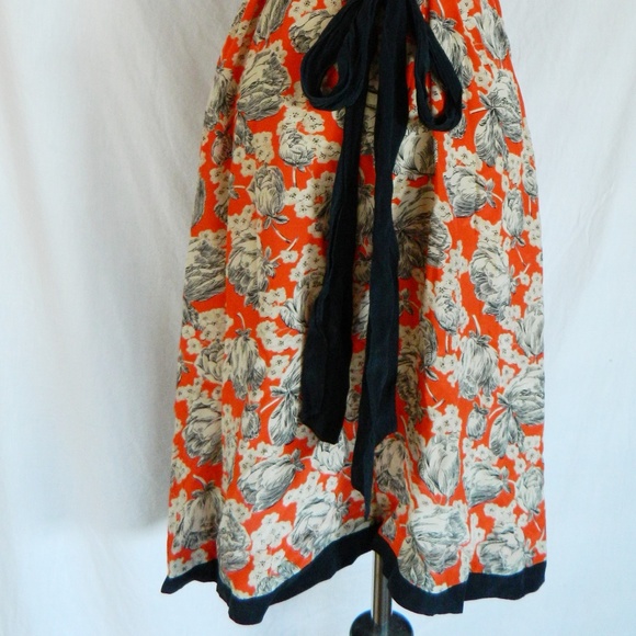 Anthropologie Vintage Maeve Chinaberry Silk Dress - Picture 4 of 8